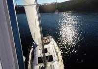 bateau à voile génois voile voilier elan 45 impression bateau à voile